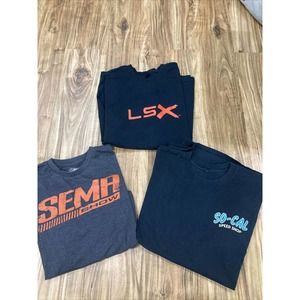 lot of 4 car t-shirts sz XL